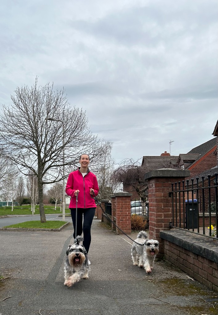 Katie from Bluebell Dog Walks with dogs on a walk — photo 11 of 12