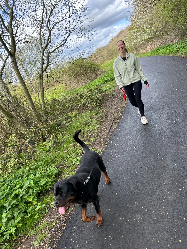 Katie from Bluebell Dog Walks with dogs on a walk — photo 12 of 12