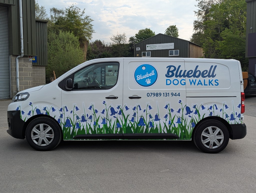 Bluebell Dog Walks branded van — photo 2 of 4
